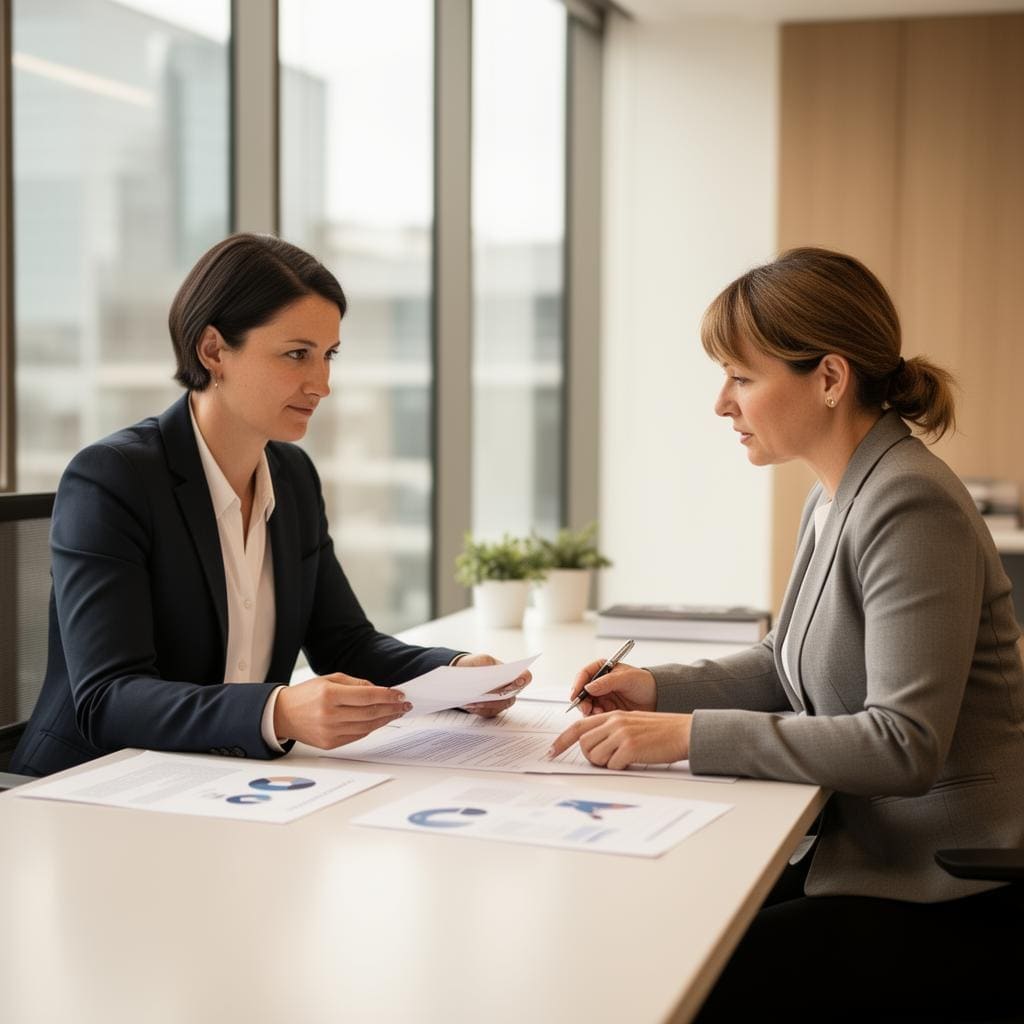 Marble insurance adviser discussing cover options with a New Zealand business owner